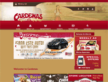 Tablet Screenshot of cardenasmarkets.com